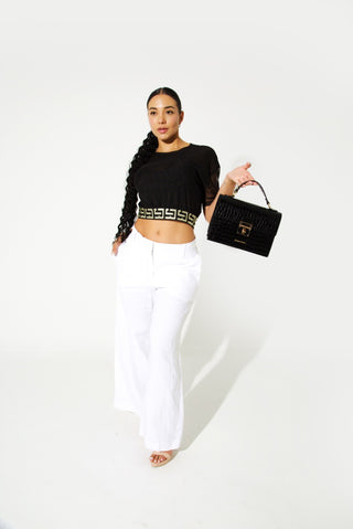 BIANCA WHITE LINEN PANTS