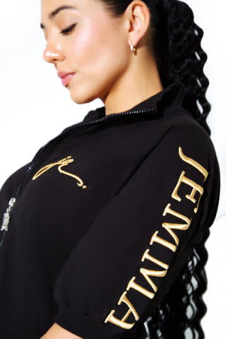 Foxy Short Sleeve Black