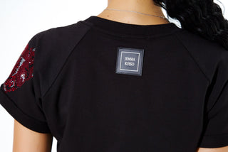 Sweetheart Short Sleeve Tracksuit Black