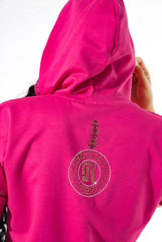 Miriam Hood Dress Pink