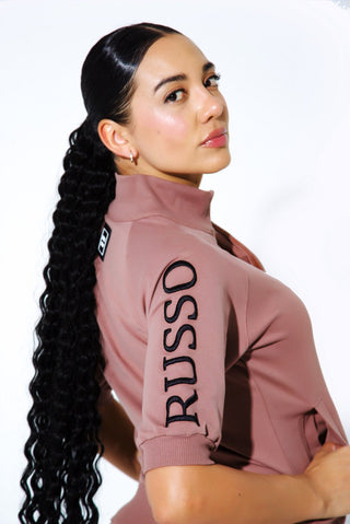 Foxy Short Sleeve  Mauve Coffee