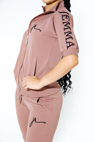 Foxy Short Sleeve  Mauve Coffee