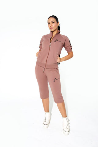 Foxy Short Sleeve  Mauve Coffee