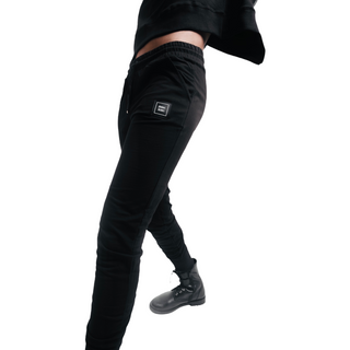 EDGY CHIC COTTON HOODIE & JOGGER MATCHING SET