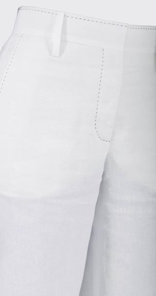 BIANCA WHITE LINEN PANTS