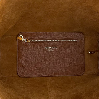JEMMA’S CHIC-CARRYALL LEATHER TOTE