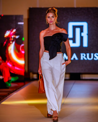 BIANCA WHITE LINEN PANTS