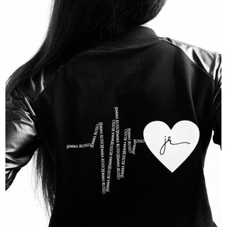 FAUX LEATHER SWEATSHIRT & JOGGER MATCHING SET