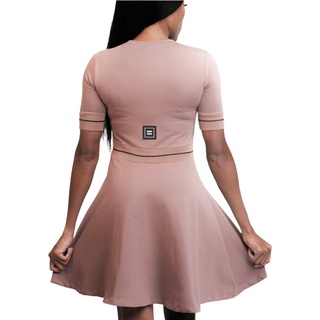 FOREVER YOUNG DRESS Mauve Coffee